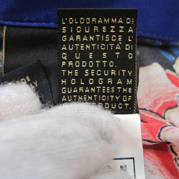 Just Cavalli Roberto Silk Kimono Wrap Top Blouse - Picture 4 of 5